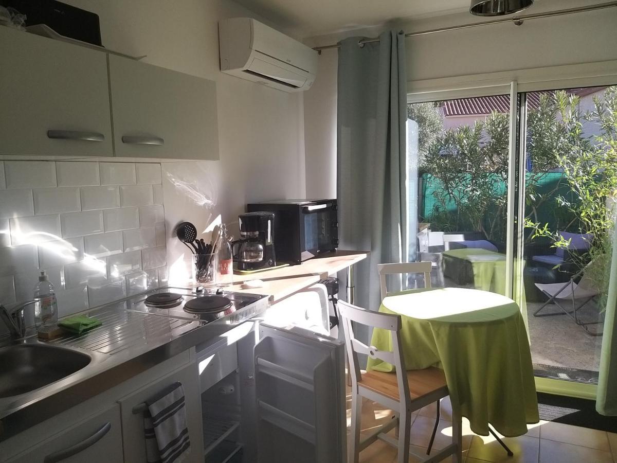 Appartement Rez de jardin cosy avec terrasse fleurie à Arles-sur-Tech Extérieur photo